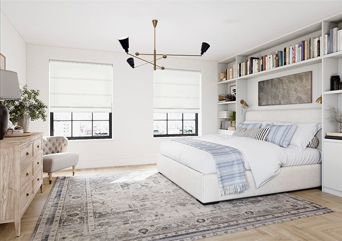 Mayfair, White - Roman Blind - Image 7